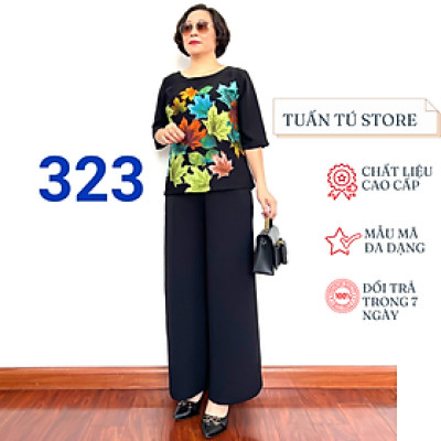 Áo Kiểu Tay Lỡ Chất Liệu Lụa Mango Cao Cấp Mềm Mịn Sang Trọng Cho Bà Và Mẹ - Tuấn Tú Store 68