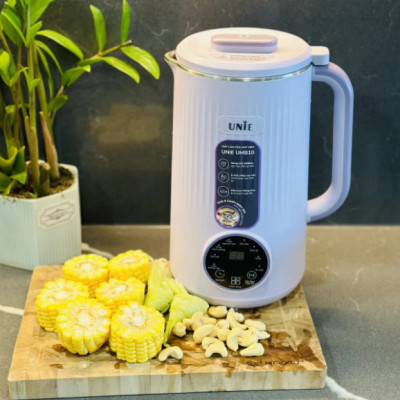 Máy làm sữa hạt Unie UMB10,Lưỡi dao 8 cánh inox 304 cao cấp,Dung tích 1L,công suất 800W,8 chức năng xay nấu- hàng chính hãng