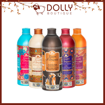 Sữa tắm nước hoa Tesori d’Oriente Tinh Dầu Macca 500ml + Tặng Gói Sữa Tắm Tảo Mini