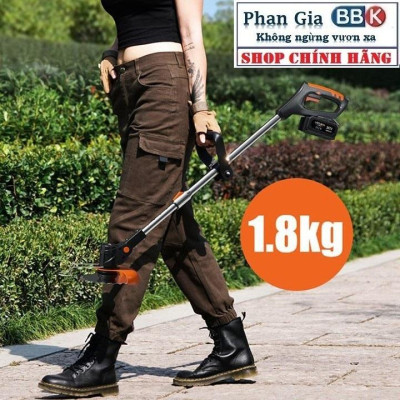 Máy Cắt Cỏ, Tỉa Cành Cầm Tay LAPUSEN Pin Khủng 15000mah, Động Cơ Mạnh 1800W