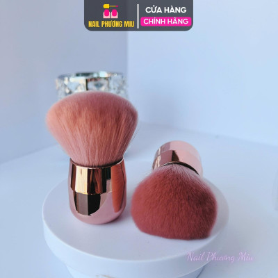 Chổi Phủi Bụi Nail Lông Mịn Mềm, Thiết Kế Đầu Nấm, Chất Liệu Sợi Tổng Hợp, Hiệu Quả Loại Bỏ Bụi Bẩn Cho Mọi Thợ Làm Nail