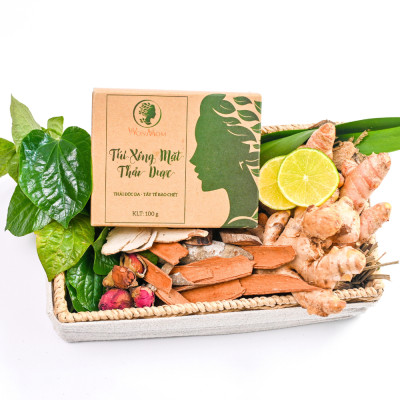 Túi xông mặt thảo dược sạch mụn, căng bóng da Wonmom ( 10 Túi/Hộp )