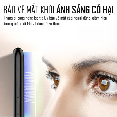 Miếng Dán Kính Cường Lực cho Vivo Y19 - Full màn hình - Màu Đen - Hàng Chính Hãng