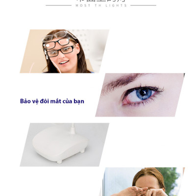 Đèn Bàn Học USB Di Động Cao Cấp Kẹp Bàn – Bảo Vệ Mắt Chống Cận KitAcoom Hàng Chính Hãng Cao Cấp, Không Bao Gồm Củ Sạc