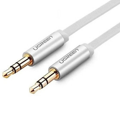 Ugreen UG10767AV119TK 5M màu Trắng Cáp âm thanh 2 đầu 3.5mm dương - HÀNG CHÍNH HÃNG