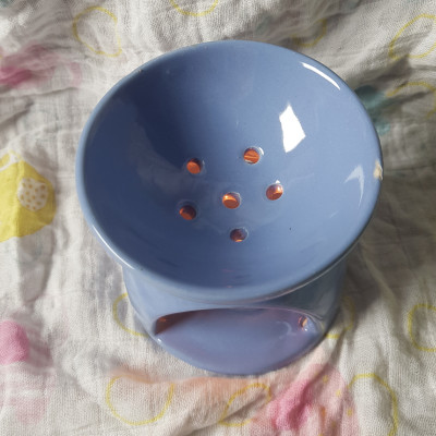 Bếp xông đốt bồ kết chanh sả tươi khử khuẩn không khí (Mầu đất ngẫu nhiên) - CTM01 9cm xanh lá