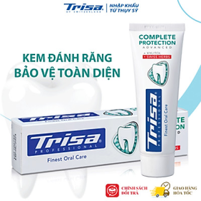 Kem Đánh Răng Trisa Complete Protection 75ml Bảo Vệ Toàn Diện