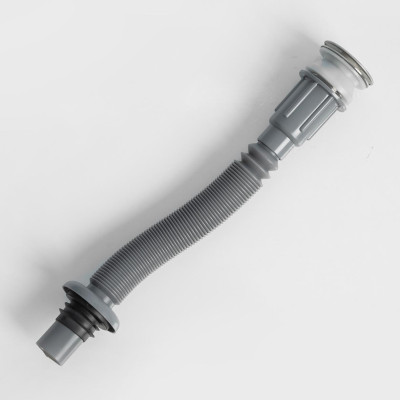 Bộ xả lavabo nhấn ruột gà nhựa ABS dùng cho chậu lavabo kiếng, nổi, tô nổi  