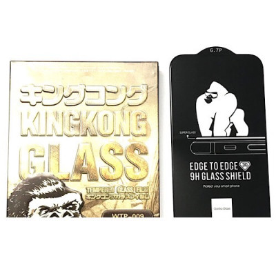 Miếng dán cường lực màn hình cho iPhone 14 Plus hiệu Kingkong Clear SafeGuard - Hàng nhập khẩu