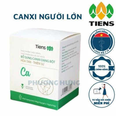 1 gói nhỏ canxi tiens thiên sư dạng bột hòa tan canxi hữu cơ