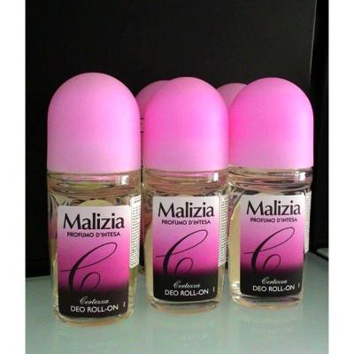 Lăn khử mùi Malizia Profumo Certezza 50ml (nữ) tặng kèm móc khóa