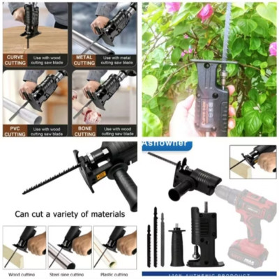 BỘ ĐẦU CHUYỂN ĐỔI TỪ MÁY KHOAN THÀNH MÁY CƯA ĐA CHỨC NĂNG THUẬN TIỆN