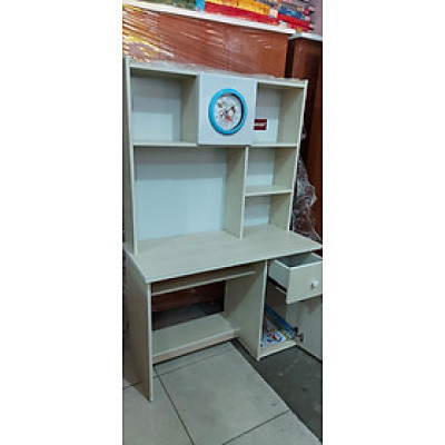 Bàn học sinh màu gỗ sồi Juno Sofa ngang 1m x cao 1m55 x sâu 45 cm