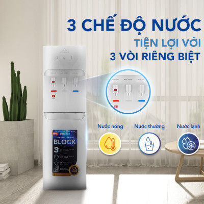 Cây nước nóng lạnh hút bình Hòa Phát HHC383 - Bảo hành 28 tháng - Hàng chính hãng