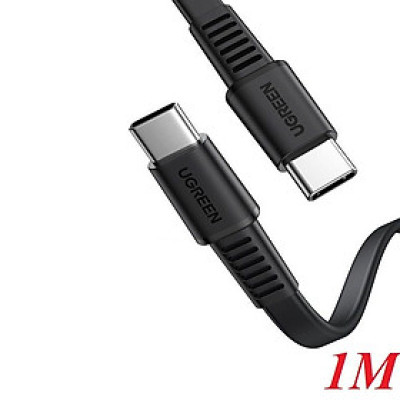 Ugreen UG10975US333TK 1M màu đen USB type C Cáp sạc và truyền dữ liệu máy tính ra điện thoại - HÀNG CHÍNH HÃNG