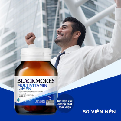 Viên uống Blackmores hỗ trợ sức khỏe cho nam giới chai 50 viên