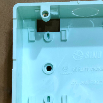 Đế âm đôi Sino dành cho 2 mặt đơn S2157/D Sino Vanlock