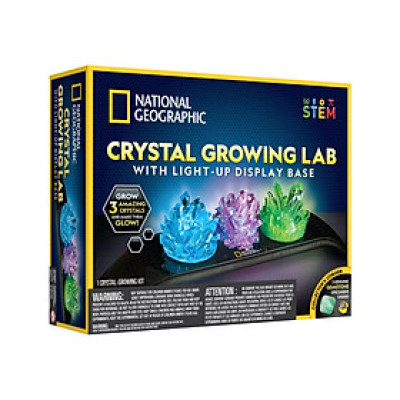 Đồ Chơi Bộ Thí Nghiệm Trồng Tinh Thể Với Đế Phát Sáng Nat Geo STEAM NGLITCRYSTALINT