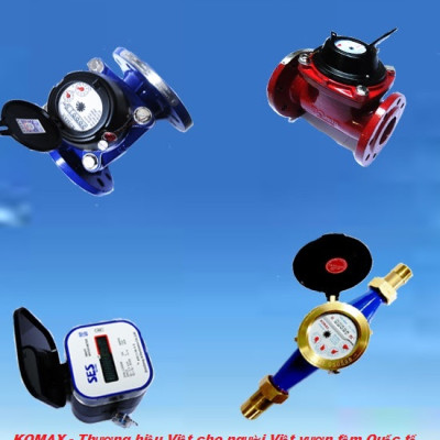 Đồng hồ nước sạch KOMAX DN15 (Phi 21) Thích hợp cho Công trình, gia đình, Có kiểm định - HÀNG CHÍNH HÃNG 