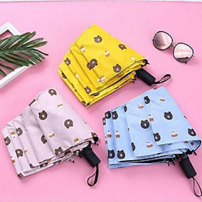 Ô dù đi mưa , che nắng gấp gọn hình gấu dễ thương cute chống tia UV , dù gấu xinh xắn nhỏ gọn dễ dàng mang theo mọi nơi 