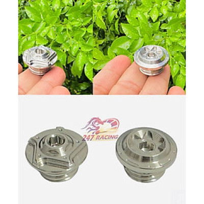 Ốc Nắp Nhớt INOX304 salaya 5 cạnh xéo và Bông 6 cạnh gắn nhiều loại xe máy Sirius Wave Dream Exciter Winner Airblade Vario....
