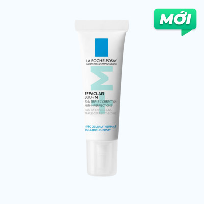 Kem dưỡng da giảm mụn vết thâm La Roche-Posay EFFACLAR DUO+M (7.5ml/Tuýp)