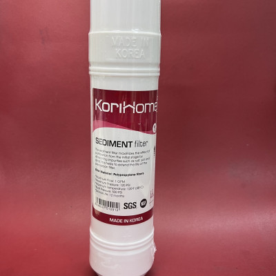 Lõi lọc Sediment KORIHOME phụ kiện thay thế cho máy lọc nước Hàn Quốc hàng chính hãng