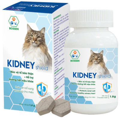 BOSSEN - KIDNEY Shield (cats) Hỗ Trợ Chức Năng Thận cho Mèo - Hộp 30 viên