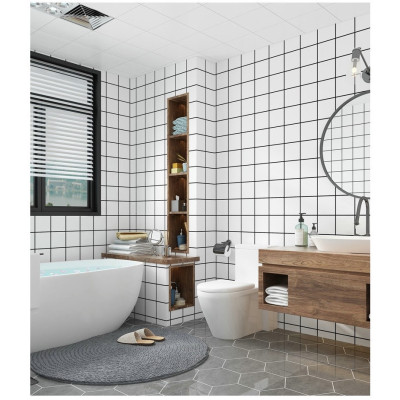 Bộ 5 Tấm Xốp Dán Tường 3D PVC Gỗ Nâu Đỏ 60x30cm Keo Sẵn Dày 2,5mm Cao Cấp, Sang Trọng 