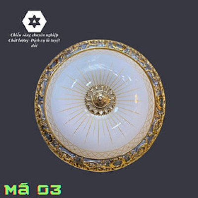 Đèn ốp trần trang trí SuperVilighting OPTT- 400 ốp trần phòng khách hiên hành lang Bảo hành 24 tháng