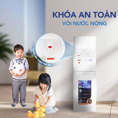 Cây nước nóng lạnh hút bình Hòa Phát HHC383 - Bảo hành 28 tháng - Hàng chính hãng