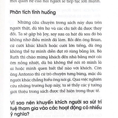 Sống An Nhiên Với Chứng Sa Sút Trí Tuệ Tuổi Già - VL