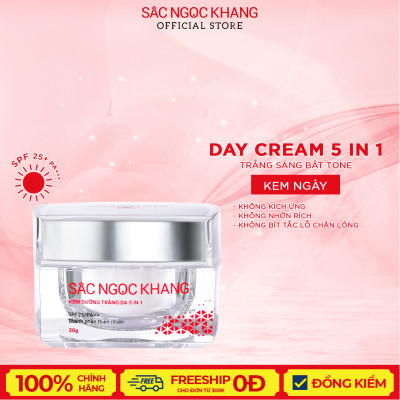 Kem dưỡng trắng da ban ngày 5 trong 1 Day Cream Sắc Ngọc Khang (Hộp 30ml)