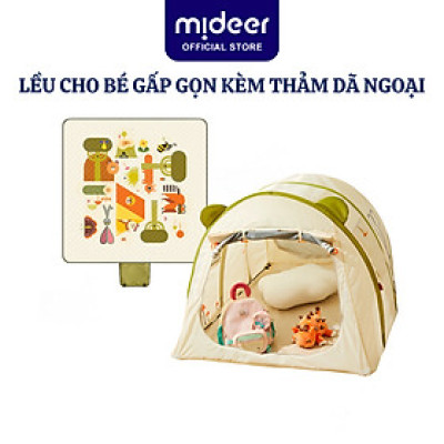 Lều cho bé gấp gọn kèm thảm dã ngoại cắm trại chống thấm nước Mideer Deer Camp Party