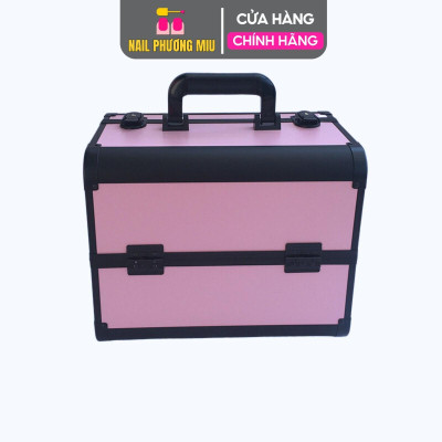 Cốp Đựng Đồ Nail 2 Tầng Nhôm 26x32x21cm, Gọn Nhẹ, Chống Thấm Nước, Chuyên Dụng Làm Nail, Tiện Lợi Di Chuyển, Bền Chắc Bag Nhung Nam Nữ