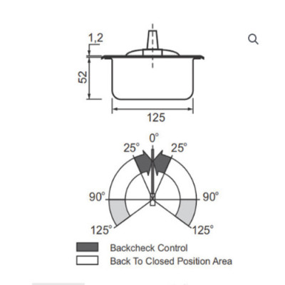 Bản lề sàn Panasonic P-818 , cánh < 115kg  - Hàng chính hãng