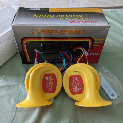 Còi Ngân Ô TÔ Xe Máy Kiểu Ốc Sên 8 Tiếng 12v-24v Loại Tốt: Âm Thanh Sắc Nét, Độ Bền Vượt Trội