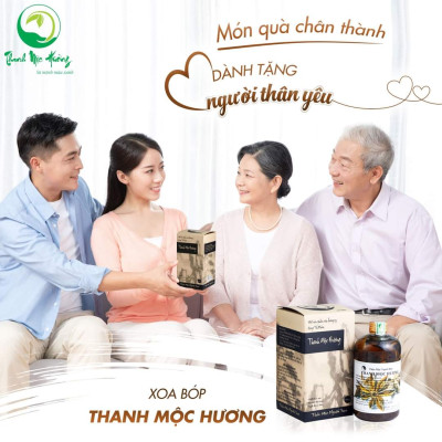 Nước xoa bóp xương khớp Thanh Mộc Hương hỗ trợ giảm đau nhức 500ml