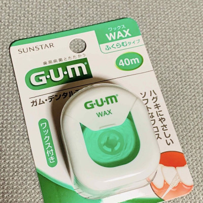 Chỉ nha khoa Sunstar Gum 40m  sợi chỉ mềm mại & bền dai - Hàng nội địa Nhật Bản
