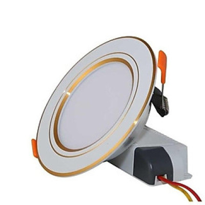 Đèn LED âm trần đổi 3 màu 7W Rạng Đông, khoét lỗ 90, vỏ nhôm đúc