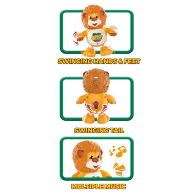 Đồ Chơi Robot Tự Động - Sư Tử Vui Nhộn - Vecto VT9042C