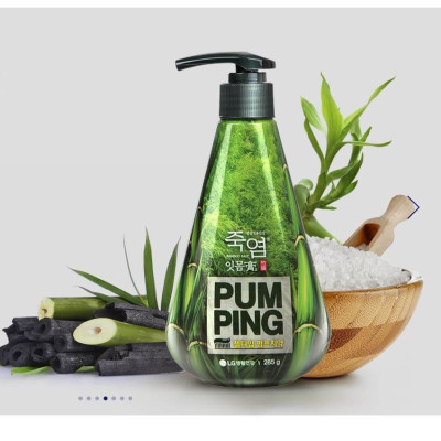 Kem đánh răng thơm miệng hoa anh đào Pump Flower Hàn Quốc 285g