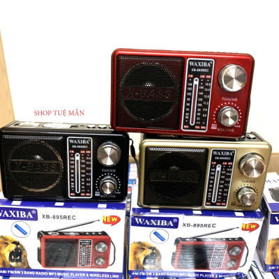 Đài Radio Waxiba XB-895 REC bluetooth MẪU MỚI GIÀNH CHO NGƯỜI GIÀ Hàng Chính Hãng
