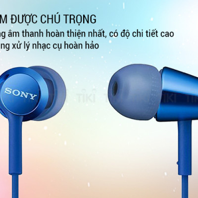 Tai Nghe Nhét Tai Sony MDR-EX155AP - Hàng Chính Hãng