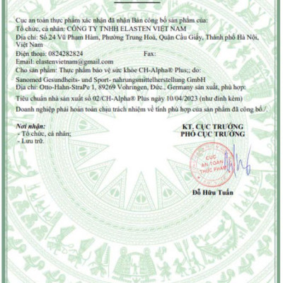 CH Alpha Plus - Collagen Hỗ Trợ Sụn Khớp Hộp 30 Ống - Hàng Công Ty Nhập Khẩu Chính Ngạch