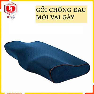 Gối Ngủ Cao Su Non Memory Foam Pillow HT SYS - Vạn Phúc - Gối Ngủ Trị Liệu - 50cmx30cm - Đem đến những giấc mơ tuyệt đẹp