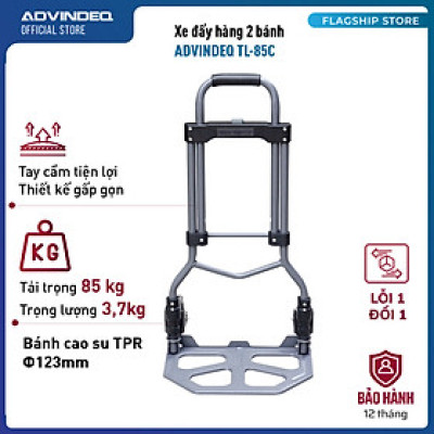 Xe Đẩy Hàng 2 Bánh Rút Gọn Advindeq TL-85C - Hàng Chính Hãng