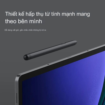 Bút cảm ứng cho Samsung galaxy Tab S6 S7 S8 S9 Plus Ultra Nillkin ISketch S3 Stylus đa năng chống tì tay, hít cạnh máy, không lo hết pin - Hàng nhập khẩu