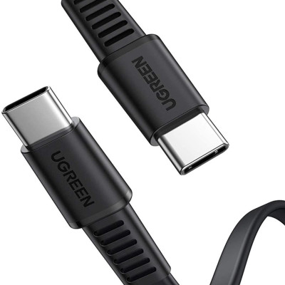 Ugreen UG10974US333TK 0.5M 2.0 PD 3A 20V màu đen USB type C Cáp sạc và truyền dữ liệu máy tính ra điện thoại - HÀNG CHÍNH HÃNG
