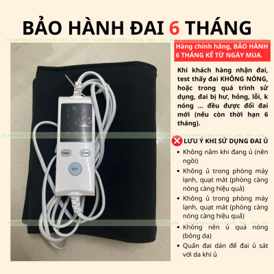 Bộ ủ nóng Slimming Body Sb2 đai điện cải tiến hỗ trợ làm thon gọn vòng eo